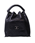 Urban Luxury Drawstring Backpack, front view